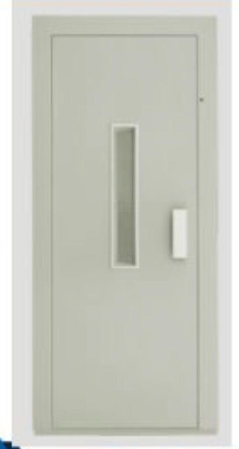 Elevator landing door